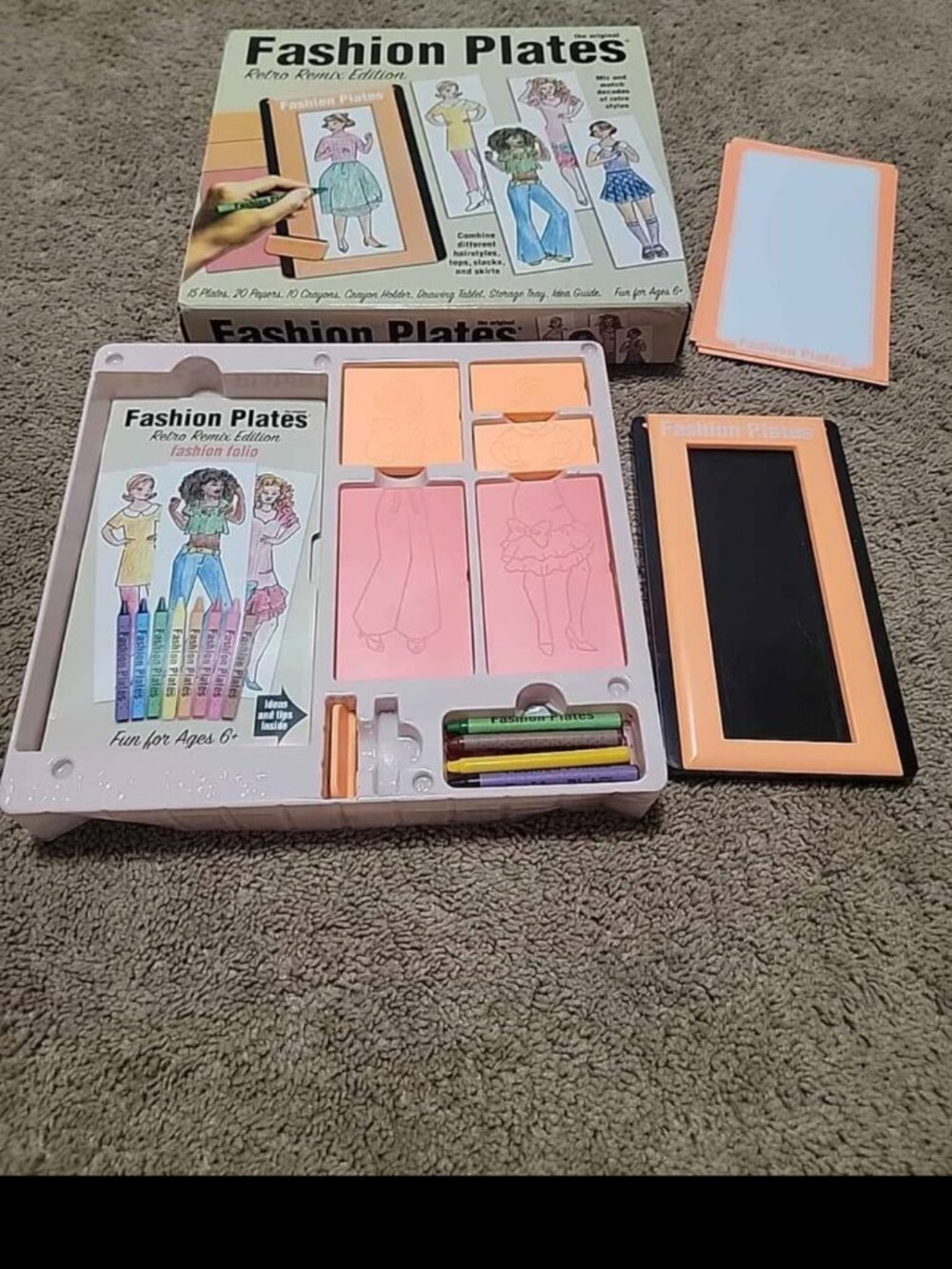 Fashion Plates Retro Remix Edition Fashion Design Drawing Set